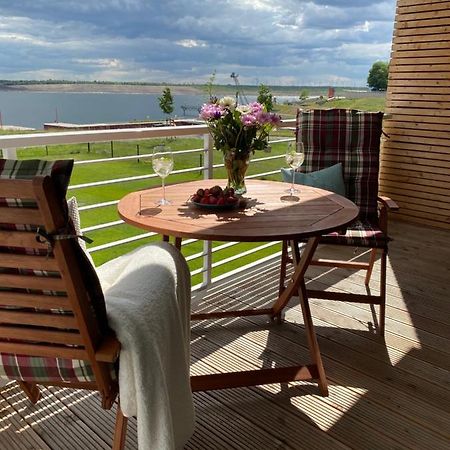 Modernes Apartment Am Hafen Mit Seeblick Grossraschen Εξωτερικό φωτογραφία