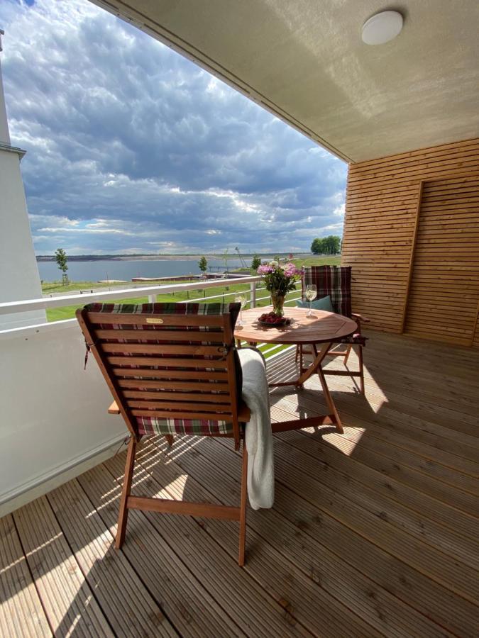 Modernes Apartment Am Hafen Mit Seeblick Grossraschen Εξωτερικό φωτογραφία